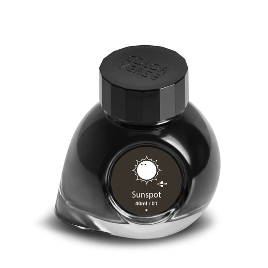 Colorverse Spaceward Bottled Ink in Sunspot Black - 40 mL