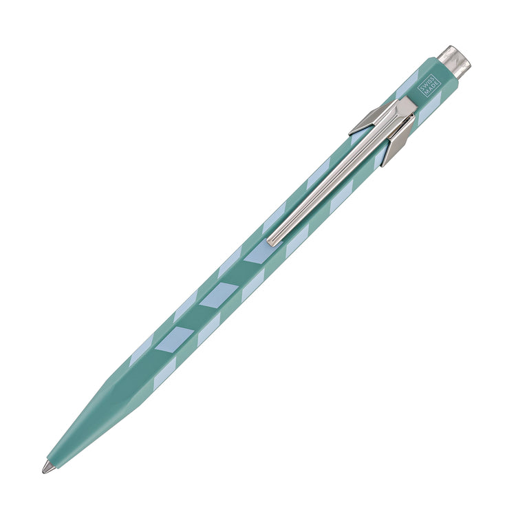 Caran d'Ache 849 Mosaic Ballpoint Pen in Water Green