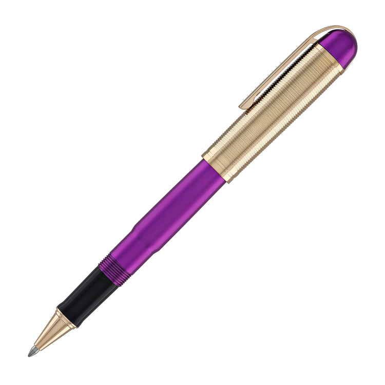 Wahl Eversharp Skyline Rollerball Pen in Royal Purple with Rose Gold Trim