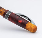 Conklin 1898 Spectra Fusion Fountain Pen in Burgundy with Chrome Trim - Limited Edition