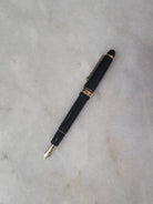 Misfit 0026 Pilot Custom 743 Fountain Pen in Black/Gold - 14K Soft Fine Medium Point