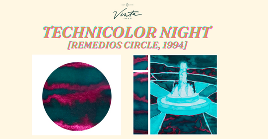 Vinta Inks Archives from the Metro Bottled Ink in Technicolor Night [Remedios Circle 1994] - 15mL