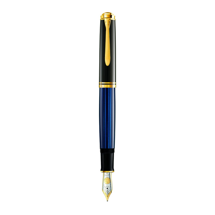 Pelikan Souverän M1000 Fountain Pen in Black - Blue
