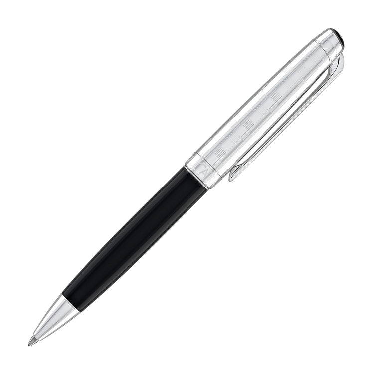 Caran d'Ache Leman Ballpoint Pen in Damier Gift Set with Leather Case - Special Edition