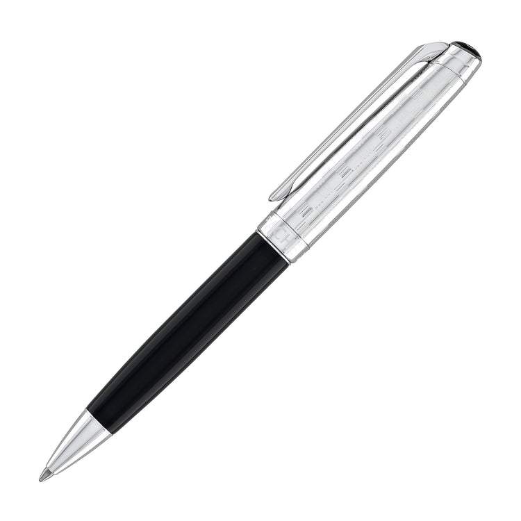 Caran d'Ache Leman Ballpoint Pen in Damier Gift Set with Leather Case - Special Edition