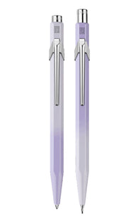 Caran d'Ache 849 Blooming Lavender Ballpoint Pen and 0.5mm Pencil Set Special Edition
