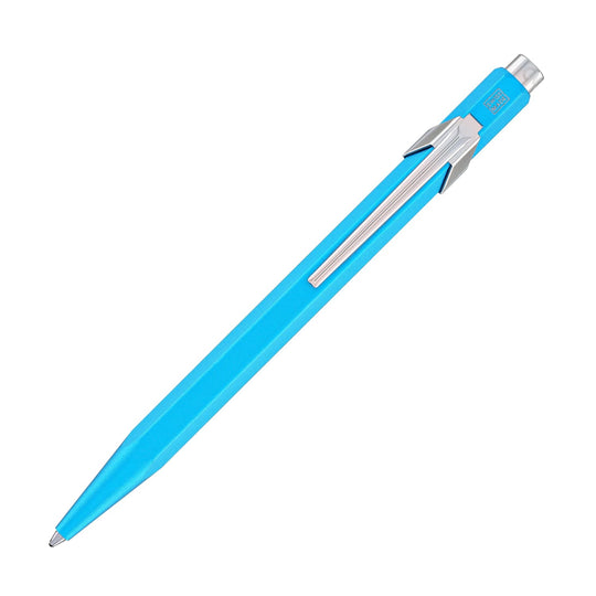 Caran d'Ache 849 COLORMAT-X Ballpoint Pen in Turquoise