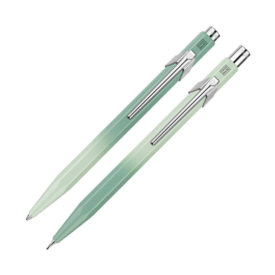 Caran d'Ache 849 Misty Forest Pen and .5mm Pencil Set Special Edition