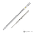 Caran d’Ache Ecridor Chevron Ballpoint Pen in Rhodium Ballpoint Pens