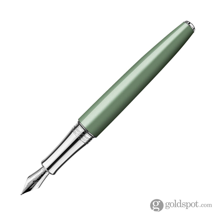 Caran d’Ache Léman Fountain Pen in Vert de Gris - 18K Gold Fountain Pen