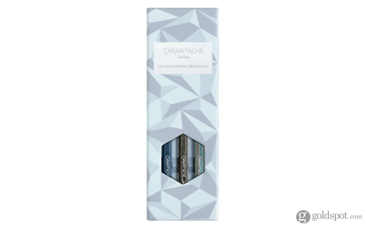Caran d’Ache Les Crayons de la Maison Alpine Frost Scented Pencils No9 (HB) - Pack of 3 Pencils