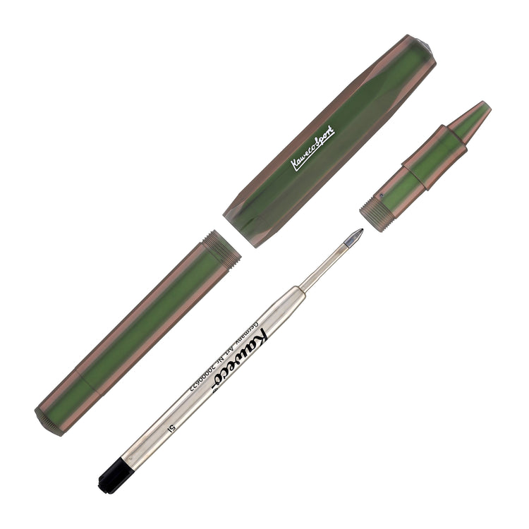 Kaweco Lunar Sport Rollerball Pen in Shadow Green