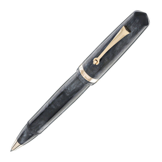 OMAS Studio Rollerball Pen in Grigio Luminoso with Rose Gold Trim
