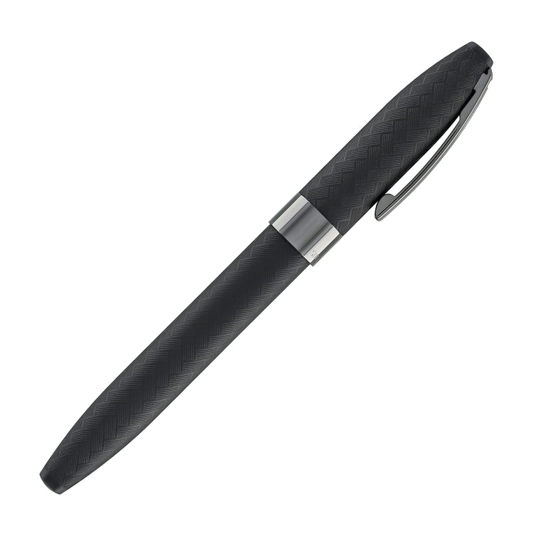 Sheaffer Legacy Chevron Fountain Pen in Matte Black with PVD Gunmetal