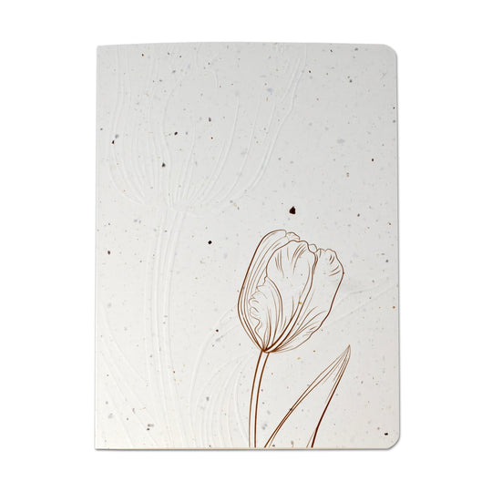 Clairefontaine Tulip Paper Staplebound Dotted Notebook - A5