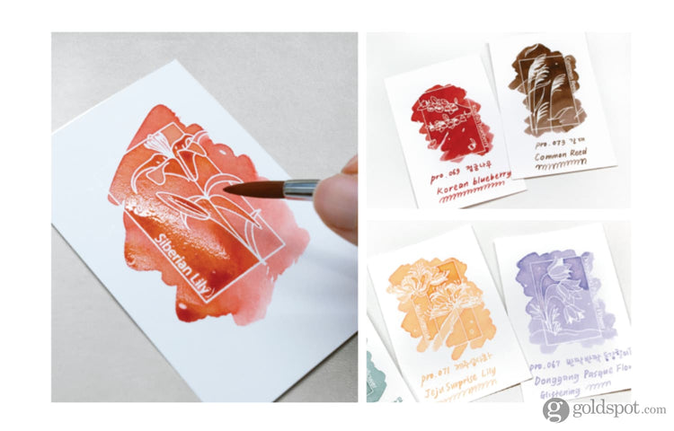 Colorverse Colorspace Ink Art Cards in Wildflower Edition Swatch Card