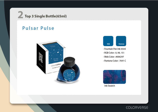 Colorverse Colorvent 2024 Bottled Ink in Pulsar Pulse - 65mL