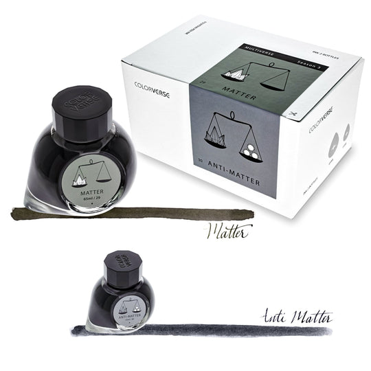 Colorverse Multiverse Bottled Ink in Matter & Anti-Matter - Set of 2