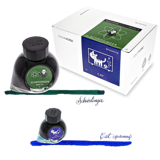Colorverse Multiverse Schrödinger & Cat Ink - 2 Bottle Set (65ml+15ml)