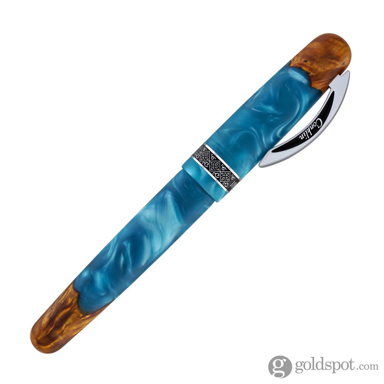Conklin 1898 Spectra Fusion Fountain Pen in Blue with Chrome Trim - Limited Edition Fountain Pen