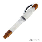 Conklin 1898 Spectra Fusion Fountain Pen in White with Chrome Trim - Limited Edition Fountain Pen