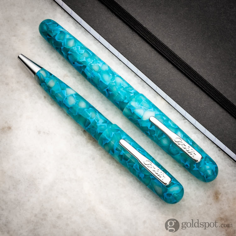 Conklin All American Ballpoint Pen in Turquoise Serenity Ballpoint Pen