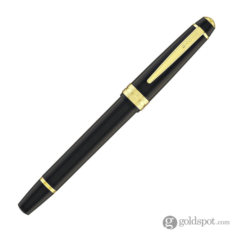 Cross Bailey Light Fountain Pen in Glossy Black Resin with Gold Trim Fountain Pen