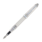 Cross Bailey Light Fountain Pen in Translucent Clear Resin with Chrome Trim - Extra Fine Point Fountain Pen