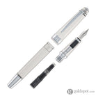 Cross Bailey Light Fountain Pen in Translucent Clear Resin with Chrome Trim - Extra Fine Point Fountain Pen