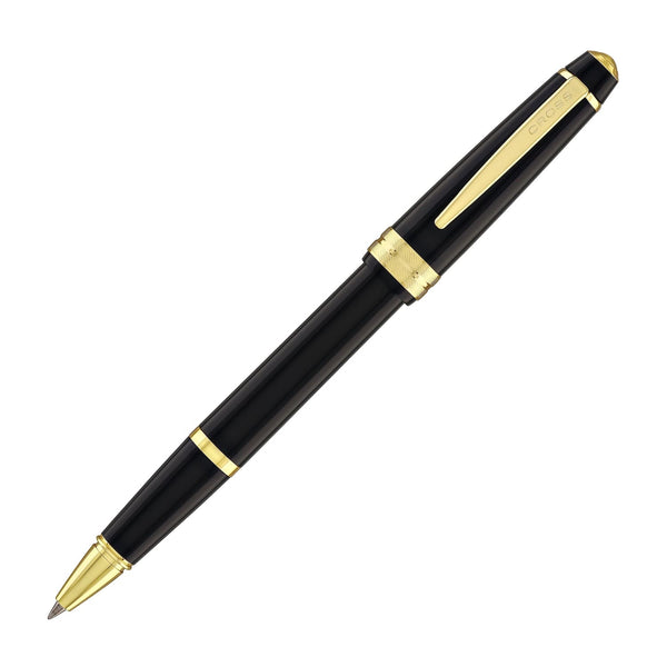 Cross Bailey Light Rollerball Pen in Glossy Black Resin with Gold Trim Rollerball Pen