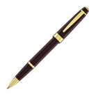 Cross Bailey Light Rollerball Pen in Glossy Burgundy Resin with Gold Trim Rollerball Pen