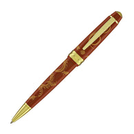 Cross Bailey Light Year of the Dragon Ballpoint Pen in Polished Amber Resin and Gold Tone