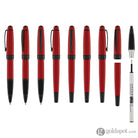 Cross Bailey Rollerball Pen Matte Red Lacquer PVD Rollerball Pen