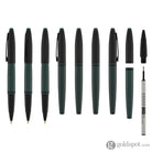 Cross Calais Rollerball Pen in Matte Green Lacquer with Black Trim
