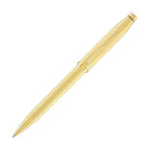 Cross Century II Ballpoint Pen Polished 23K Gold-Plated Engraved Diamond Pattern Ballpoint Pens