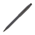 Cross Century II Ballpoint Pen Polished Slate Gray Engraved Diamond Pattern Ballpoint Pens