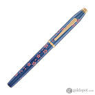 Cross Century II Cherry Blossom Fountain Pen in Translucent Blue with Polished Rose Gold Trim Fountain Pen
