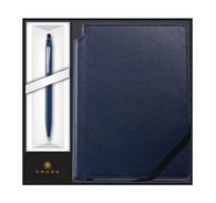 Cross Click Ballpoint Gel Pen in Midnight Blue with Midnight Blue Journal Set