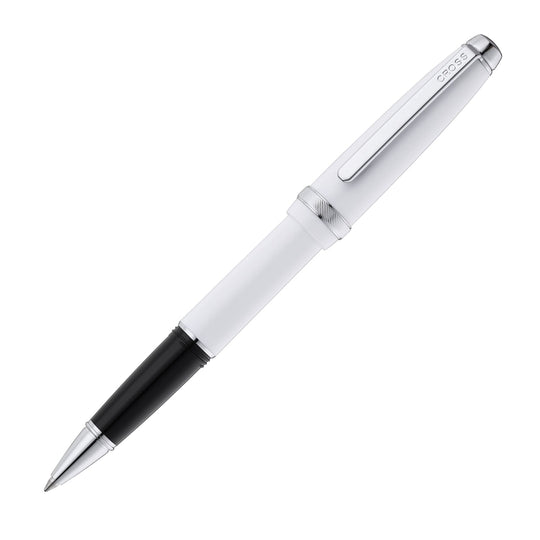 Cross Lume Rollerball Pen in Porcelain White with Polished Chrome Appointments