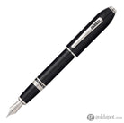Cross Peerless Fountain Pen in Obsidian Black Lacquer - 18K Gold Medium Fountain Pen