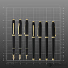 Cross Townsend Fountain Pen in Black Lacquer - 18kt Gold