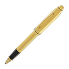 Cross Townsend Rollerball Pen in Polished 23K Gold-Plated Engraved Diamond Pattern Rollerball Pen