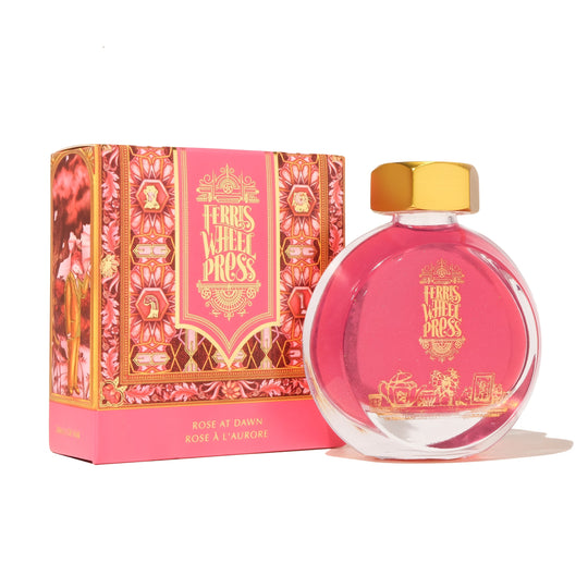 Ferris Wheel Press Shimmer Bottled Ink in Rose at Dawn - 38 mL
