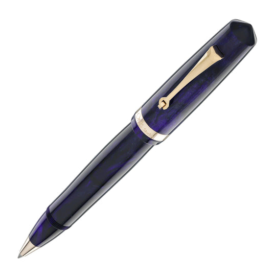 OMAS Studio Rollerball Pen in Ametista Profondo with Rose Gold Trim