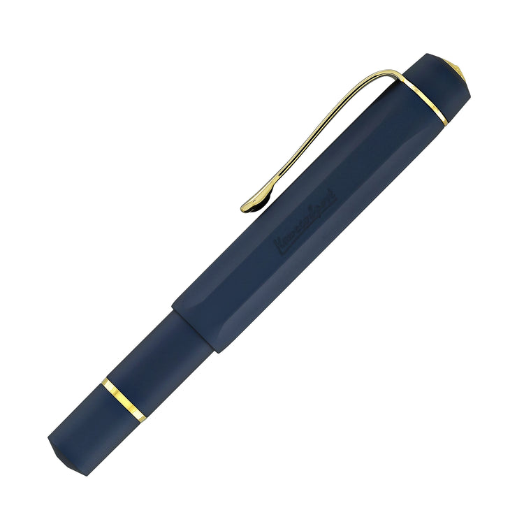 Kaweco Piston Sport AL Fountain Pen in Solo Navy/Gold