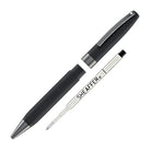 Sheaffer Legacy Chevron Ballpoint Pen in Matte Black with PVD Gunmetal