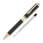 Monteverde Innova Ballpoint Pen in Matte Carbon with Rosegold Trim