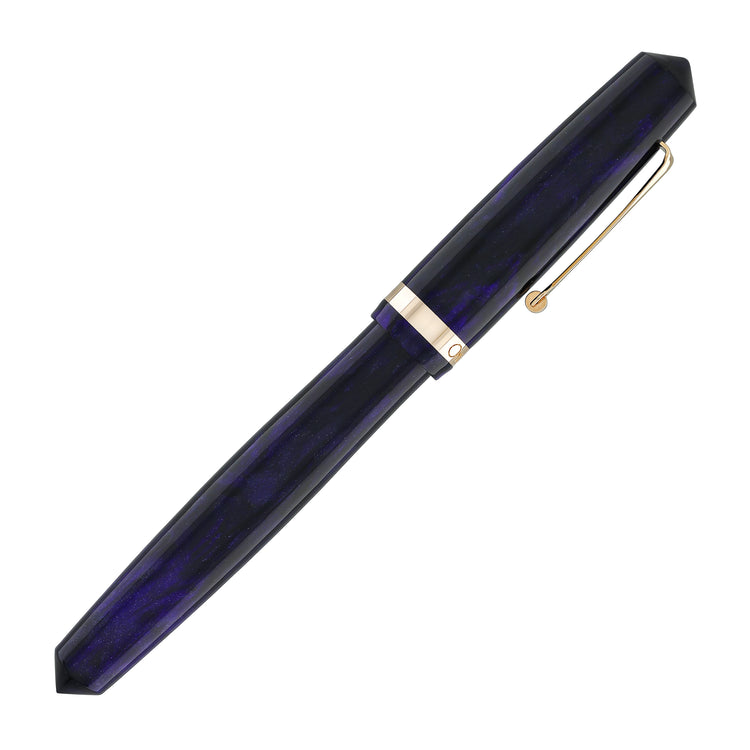 OMAS Studio Fountain Pen in Ametista Profondo with Rose Gold Trim