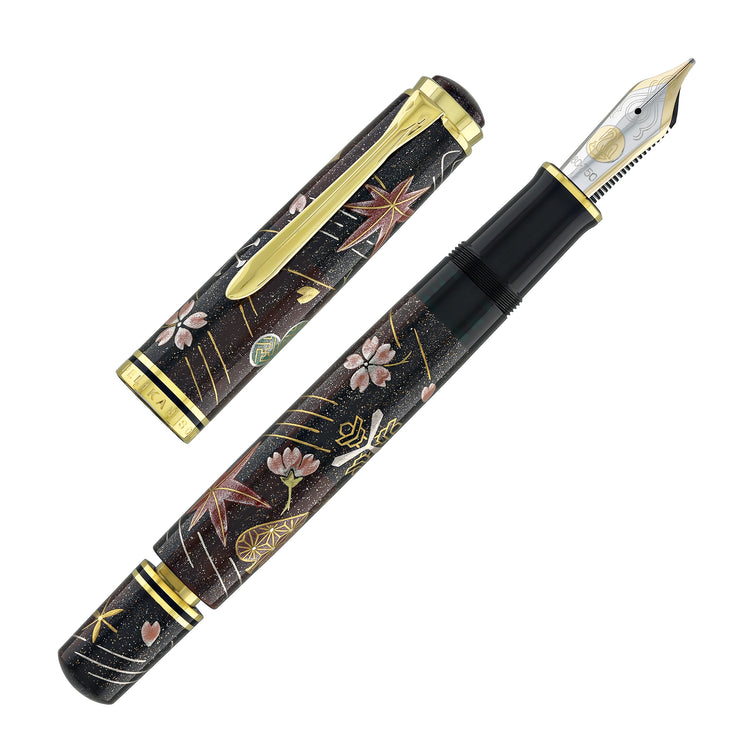 Pelikan Souverän M1000 Maki-e Fountain Pen in Four Seasons Lucky Charm – Limited Edition – Medium Nib