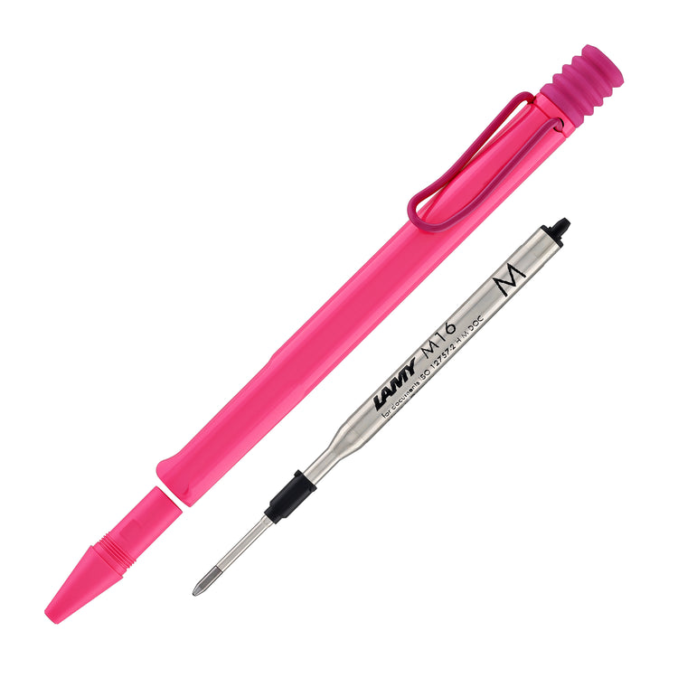 Lamy Safari Ballpoint Pen in Neon Pink